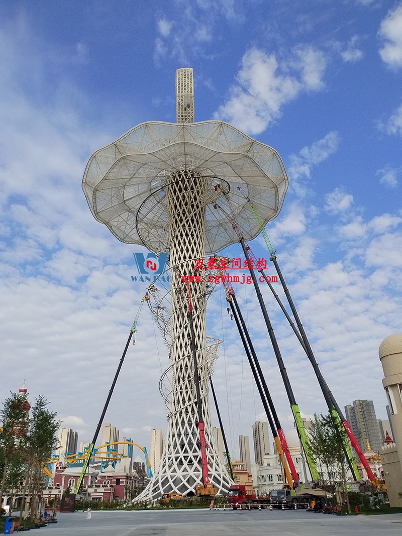 身姿輕盈，造型優(yōu)美的膜結(jié)構(gòu)建筑