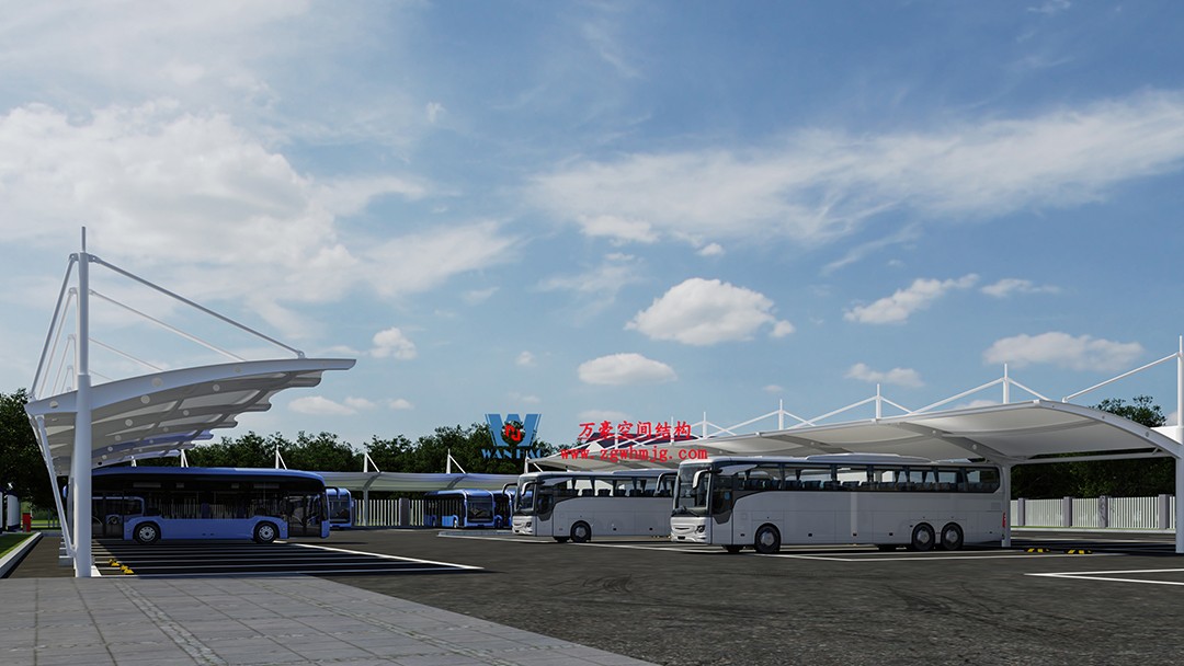 隨處可見的遮陽(yáng)擋雨守護(hù)衛(wèi)士-膜結(jié)構(gòu)車棚 隨處可見的遮陽(yáng)擋雨守護(hù)衛(wèi)士-膜結(jié)構(gòu)車棚