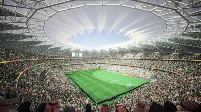 沙特公布2034年世界杯的15個場館設(shè)計，預(yù)計耗資數(shù)千億美元