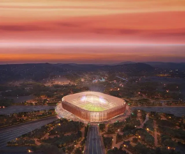 沙特公布2034年世界杯的15個場館設(shè)計，預(yù)計耗資數(shù)千億美元