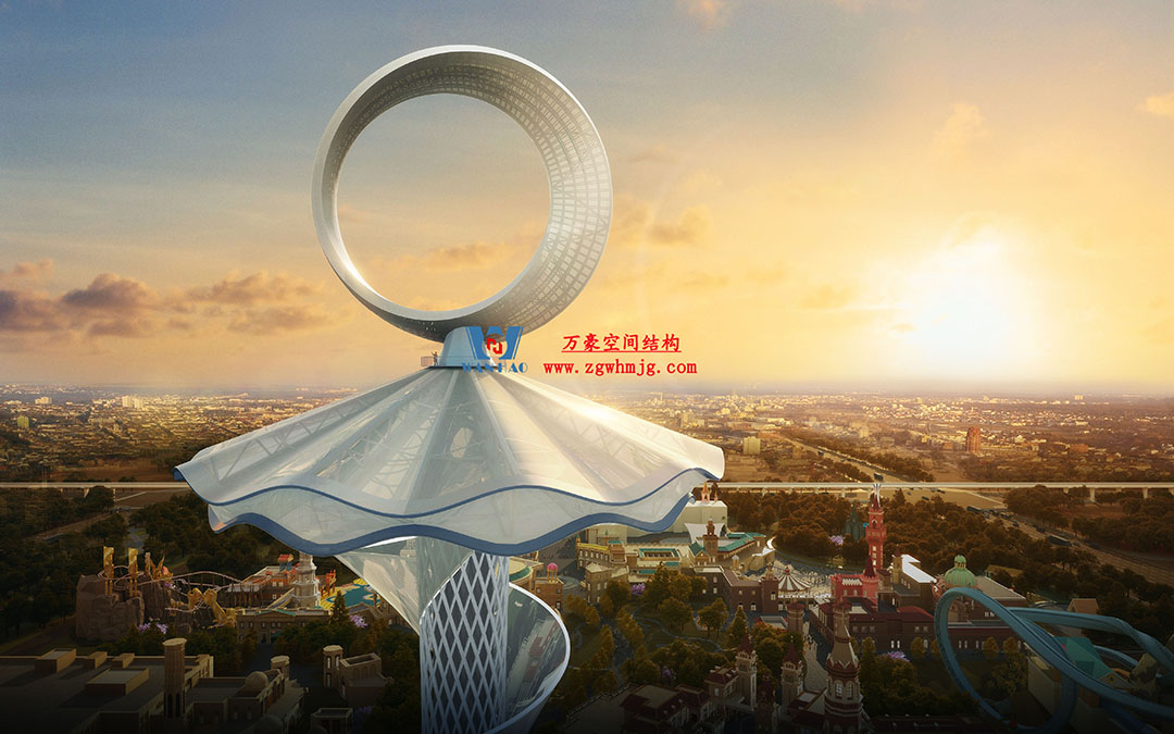 ETFE膜結(jié)構(gòu)地標(biāo)塔—以愛(ài)之名，點(diǎn)亮絲路歡樂(lè)世界
