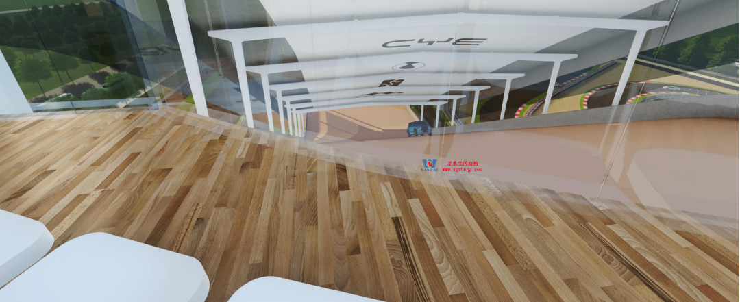 馭風(fēng)逐沙，織就賽道美學(xué)——比亞迪紹興嵊州賽車場干拔沙坡觀景平臺鋼膜結(jié)構(gòu)