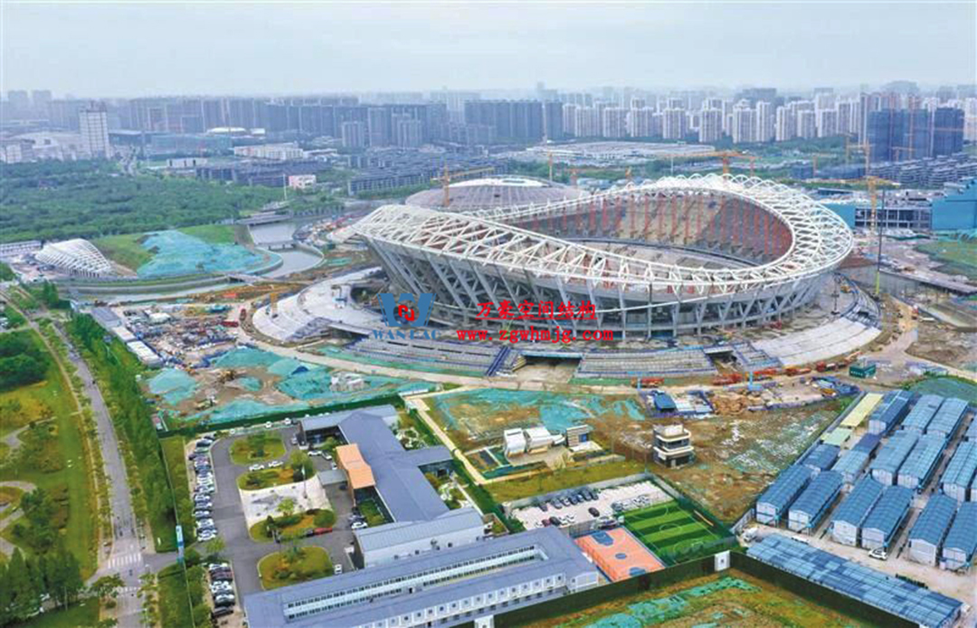 緊跟“蘇超熱浪”，火熱施工中，一只白鷺即將振翅高飛！