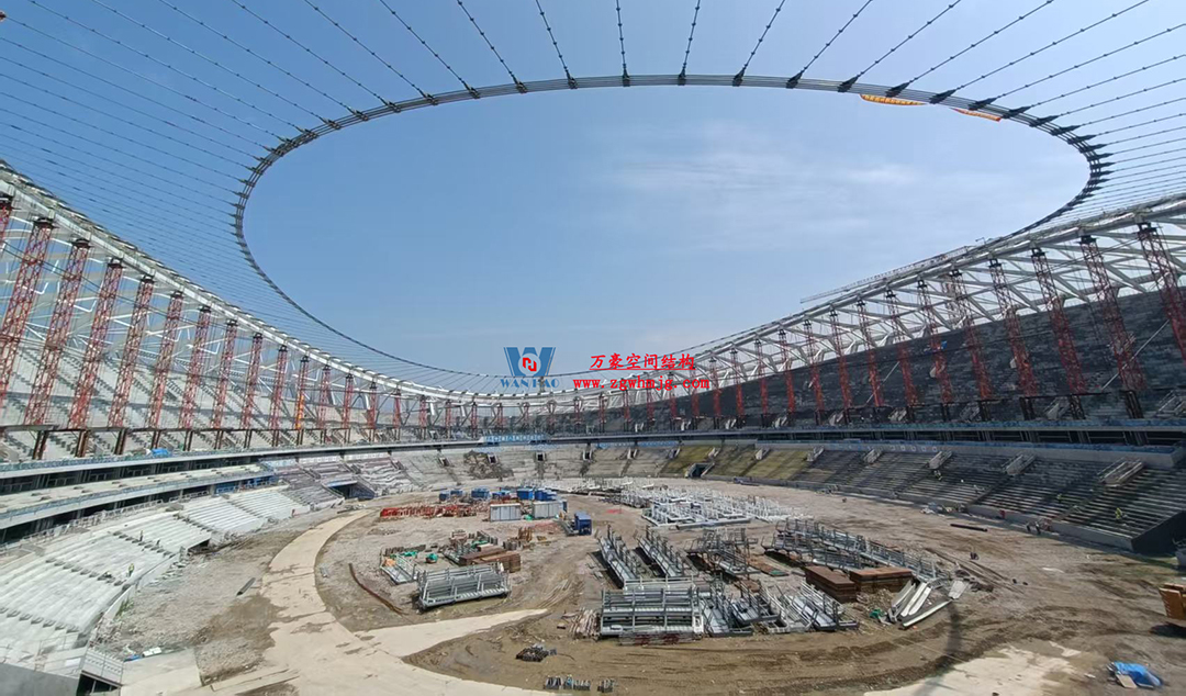 緊跟“蘇超熱浪”，火熱施工中，一只白鷺即將振翅高飛！