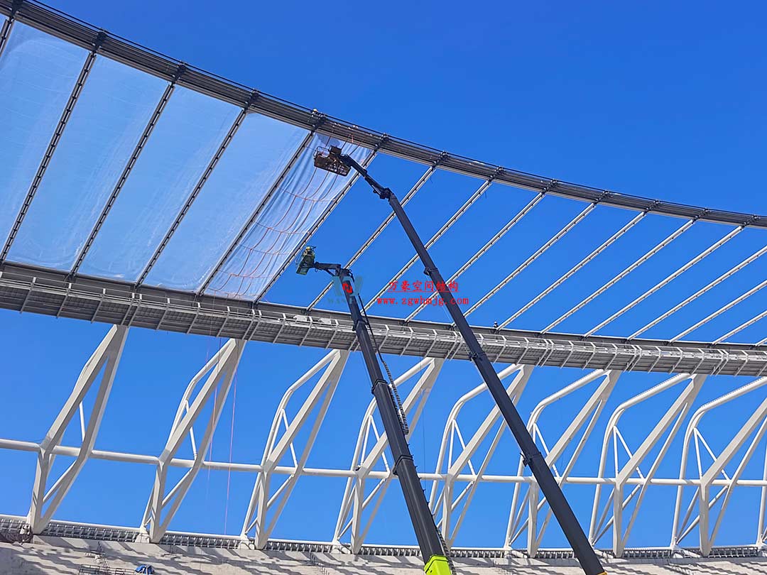 太湖之畔，華燈初上|無錫奧體中心施工加速