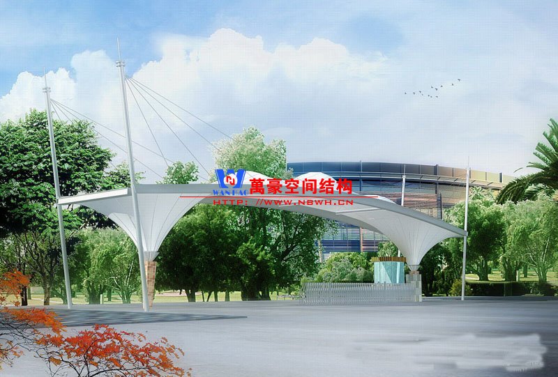 江西膜結構旅游區(qū)設計效果圖