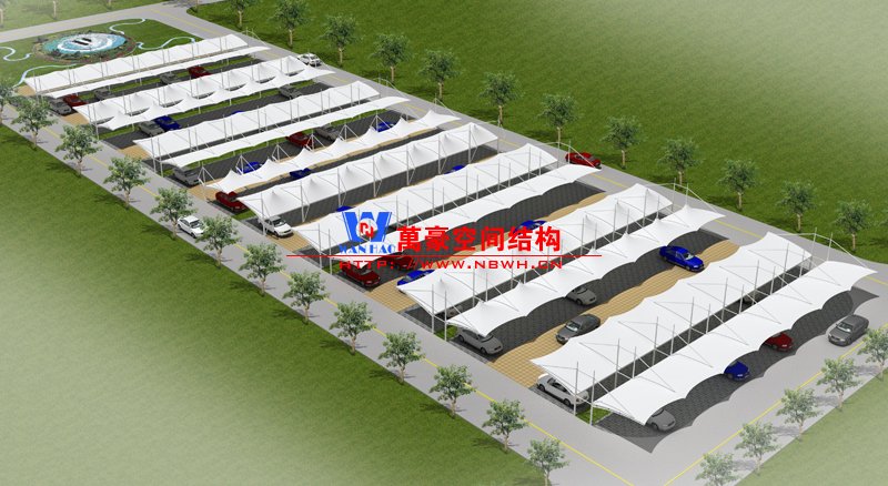 膜結構車棚
