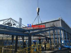 平湖衛(wèi)星石化污水廠(chǎng)膜結(jié)構(gòu)加蓋密封系統(tǒng)工程施工中